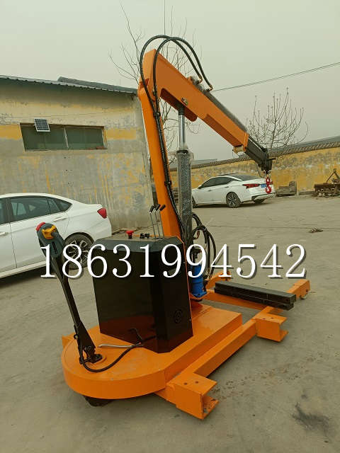 西岗区自卸车厢随车吊 自制轮式四不像起重机 四驱平板吊 5吨 贵盛